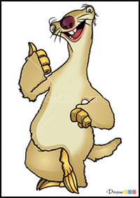 How to Draw Sid, Ice Age