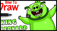 How to Draw King Leonard Mudbeard