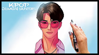 How to Draw Jinu from K-Pop Demon Hunters - Step by Step
