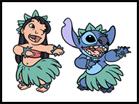 How to Draw Lilo and Stitch - A Step by Step Guide