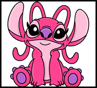 How to Draw Angel | Lilo and Stitch