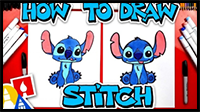 How to Draw Stitch from Lilo and Stitch