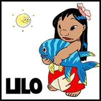 How to Draw Lilo from Lilo and Stitch with Easy Step by Step Drawing Lesson