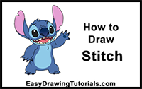 How to Draw Stitch (Full Body)