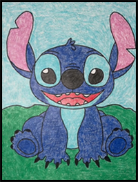 How to Draw Stitch: Easy Step-by-Step Art Lesson for Kids