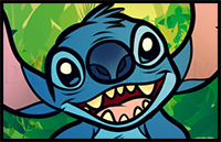 How to Draw Stitch Easy