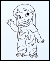 How to Draw Lilo