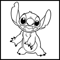 How to Draw Stitch Full Body