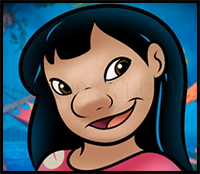 How to Draw Lilo Easy