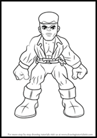 How to Draw Luke Cage from The Super Hero Squad Show