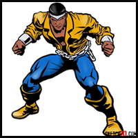 How to Draw Luke Cage