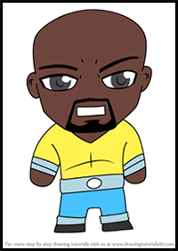 How to Draw Kawaii Luke Cage