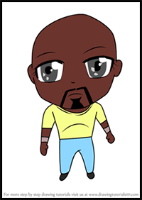 How to Draw Chibi Luke Cage