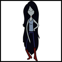 Learn How to Draw Marceline in Adventure Time