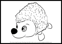 How to Draw Hedgehog from Masha and the Bear