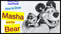 How to Draw Masha and the Bear