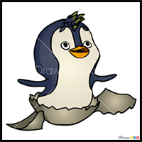 How to Draw Penguin, Masha and The Bear