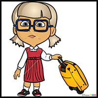 How to Draw Dasha, Masha and The Bear