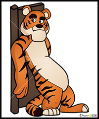 How to Draw Tiger, Masha and The Bear