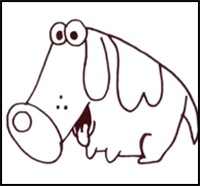 How to Draw Diogee (The Dog) From Milo Murphy's Law