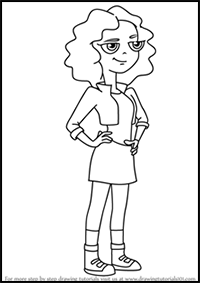 How to Draw Melissa Chase from Milo Murphy's Law