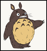 How to Draw Totoro