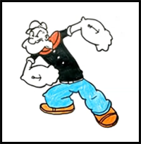 How to Draw Popeye