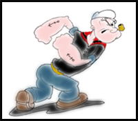How to Draw Popeye