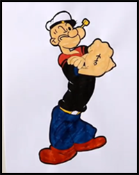 How to Draw Popeye