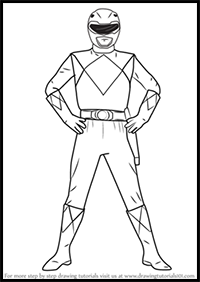 How to Draw Red Ranger from Power Rangers