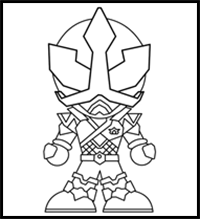 How to Draw Red Ranger