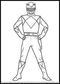 How to Draw Yellow Ranger from Power Rangers