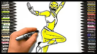 How to Draw Power Rangers!