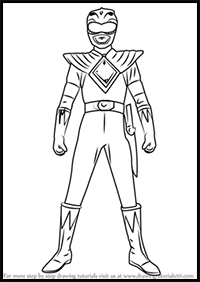 How to Draw Green Ranger from Power Rangers