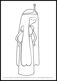 How to Draw Princess Bubblegum from Adventure Time