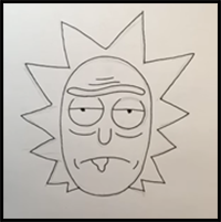 How to Draw Rick from Rick and Morty