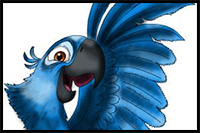 How to Draw Blu from Rio