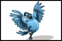 How to Draw Carla from Rio 2