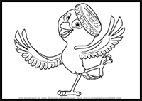 How to Draw Nico from Rio