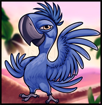 How to Draw Tiago From Rio 2