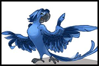 How to Draw Roberto from Rio 2