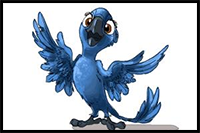How to Draw Bia from Rio 2