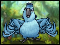 How to Draw Mimi from Rio 2
