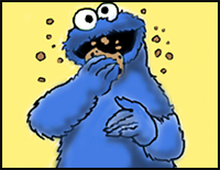 How to Draw Cookie Monster