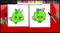 How to Draw Apple Blossom Shopkins