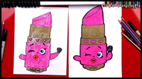 How to Draw Lippy Lips Shopkins