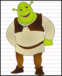 How to Draw Shrek