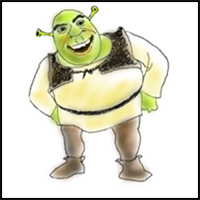 How to Draw Shrek