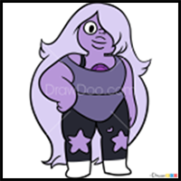 How to Draw Amethyst, Steven Universe