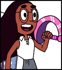How to Draw Connie (Steven Universe) Art Lesson for Kids